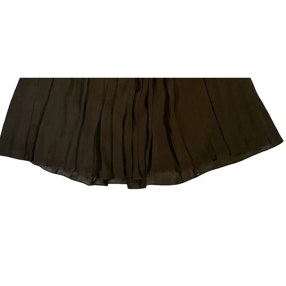 Lilly Pulitzer Dress 2 Jillie Silk Strapless Gold Bodice Black Pleated Cocktail - Picture 7 of 9
